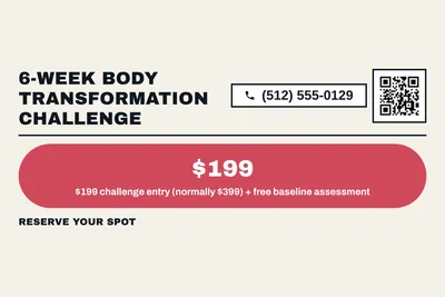 Bauhaus · Offer Menu: 6-Week Body Transformation Challenge