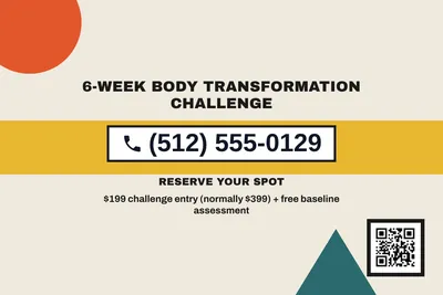 Bauhaus · Phone Billboard: 6-Week Body Transformation Challenge