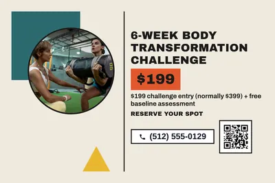 Bauhaus · Photo Frame: 6-Week Body Transformation Challenge