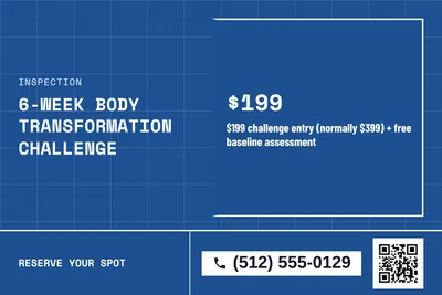 Blueprint · Checklist: 6-Week Body Transformation Challenge