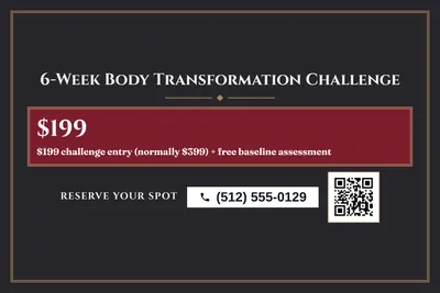 Classic · Offer Menu: 6-Week Body Transformation Challenge