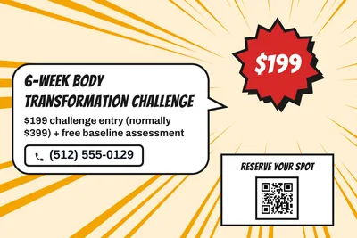 Comic pop · Big Offer: 6-Week Body Transformation Challenge