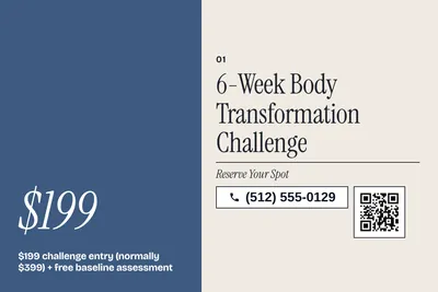 Contemporary · Big Offer: 6-Week Body Transformation Challenge