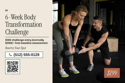 Contemporary · Photo Hero: 6-Week Body Transformation Challenge