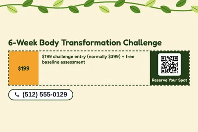 Jungle · Coupon: 6-Week Body Transformation Challenge