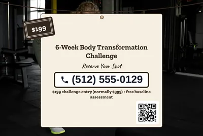 Kraft and stamp · Phone Billboard: 6-Week Body Transformation Challenge
