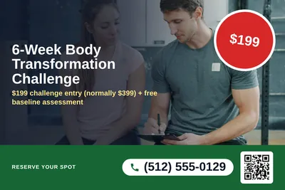 Local Offer · Photo Overlay: 6-Week Body Transformation Challenge
