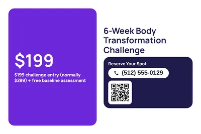 Modern · Big Offer: 6-Week Body Transformation Challenge
