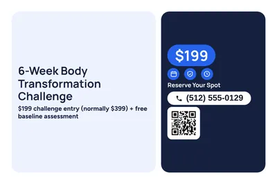 Modern · Checklist: 6-Week Body Transformation Challenge