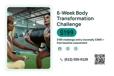 Modern · Photo Frame: 6-Week Body Transformation Challenge