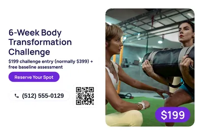 Modern · Split: 6-Week Body Transformation Challenge