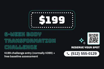 Neon night · Big Offer: 6-Week Body Transformation Challenge