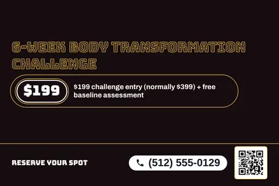 Neon night · Offer Menu: 6-Week Body Transformation Challenge