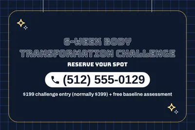 Neon night · Phone Billboard: 6-Week Body Transformation Challenge