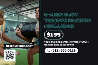 Neon night · Split: 6-Week Body Transformation Challenge