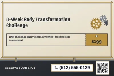 Steampunk · Coupon: 6-Week Body Transformation Challenge