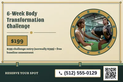 Steampunk · Photo Frame: 6-Week Body Transformation Challenge