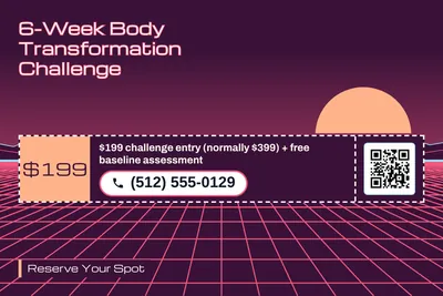 Synthwave · Coupon: 6-Week Body Transformation Challenge