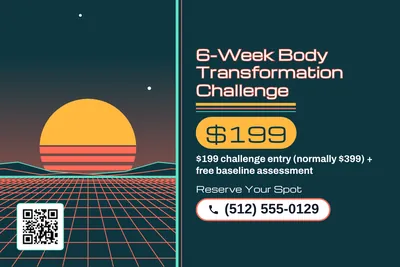 Synthwave · Split: 6-Week Body Transformation Challenge