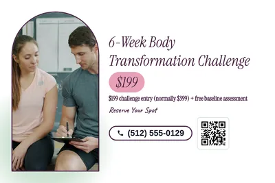 Soft watercolour · Checklist: 6-Week Body Transformation Challenge