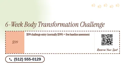 Soft watercolour · Coupon: 6-Week Body Transformation Challenge
