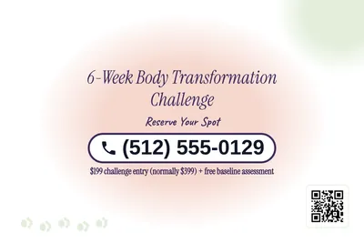 Soft watercolour · Phone Billboard: 6-Week Body Transformation Challenge