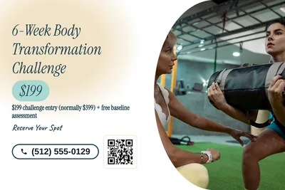 Soft watercolour · Split: 6-Week Body Transformation Challenge