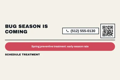 Bauhaus · Offer Menu: Bug Season Is Coming