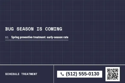 Blueprint · Offer Menu: Bug Season Is Coming
