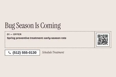 Contemporary · Coupon: Bug Season Is Coming