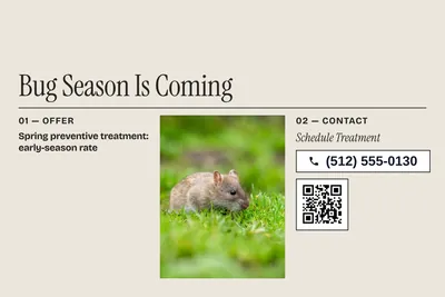 Contemporary · Photo Frame: Bug Season Is Coming