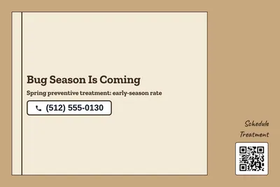 Kraft and stamp · Checklist: Bug Season Is Coming
