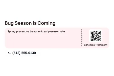 Modern · Coupon: Bug Season Is Coming