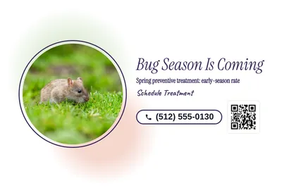 Soft watercolour · Photo Frame: Bug Season Is Coming