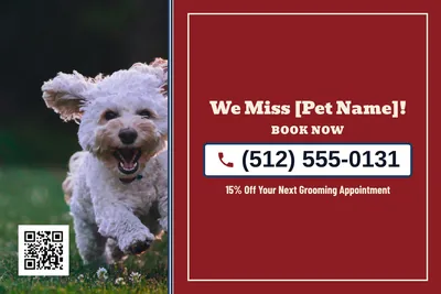 Vintage Americana · Phone Billboard: We Miss [Pet Name]!