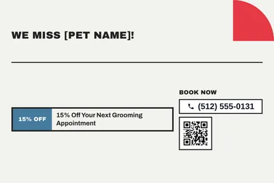 Bauhaus · Coupon: We Miss [Pet Name]!