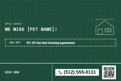 Blueprint · Coupon: We Miss [Pet Name]!