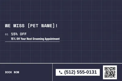 Blueprint · Offer Menu: We Miss [Pet Name]!