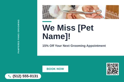 Bold Color Block · L-Shape Block: We Miss [Pet Name]!