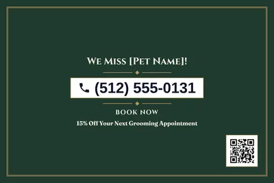 Classic · Phone Billboard: We Miss [Pet Name]!