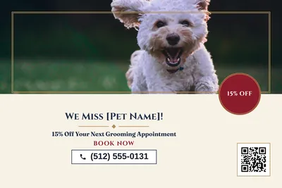 Classic · Photo Hero: We Miss [Pet Name]!