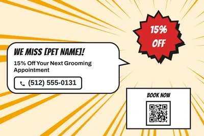 Comic pop · Big Offer: We Miss [Pet Name]!
