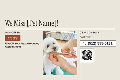 Contemporary · Photo Frame: We Miss [Pet Name]!
