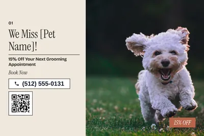 Contemporary · Photo Hero: We Miss [Pet Name]!