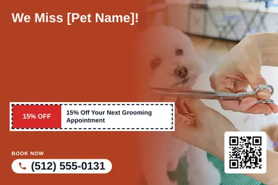 Local Offer · Coupon: We Miss [Pet Name]!