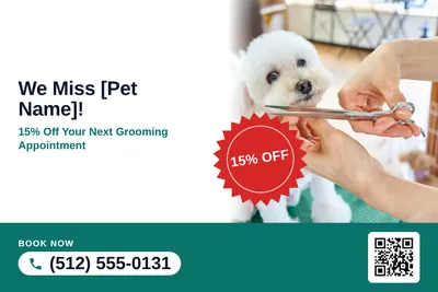 Local Offer · Seal and Photo: We Miss [Pet Name]!