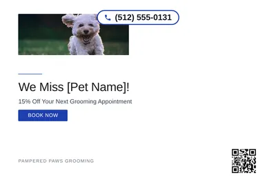 Minimal White · Bottom Heavy: We Miss [Pet Name]!