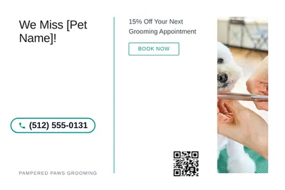 Minimal White · Split Vertical: We Miss [Pet Name]!