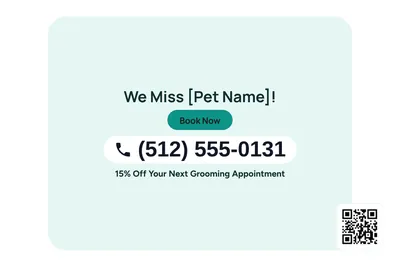 Modern · Phone Billboard: We Miss [Pet Name]!