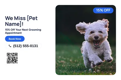 Modern · Photo Hero: We Miss [Pet Name]!